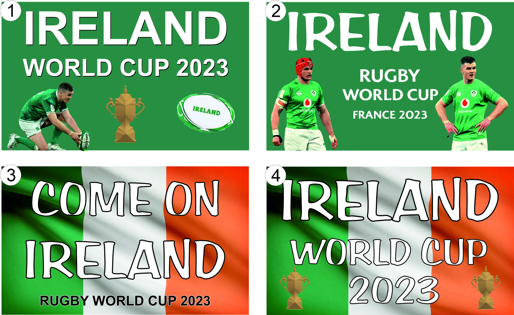 Rugby world cup flag