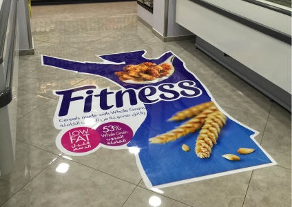 adhesive floor graphics and decals